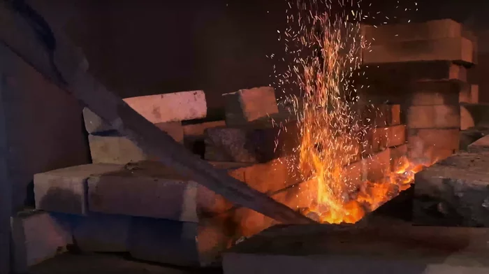 Forged DOUBLE SWORDS INOSKE - Blade that cuts demons - My, Blade, Katana, Forge, Forging, Sword, Video, Longpost, Kimetsu no yaiba, Youtube