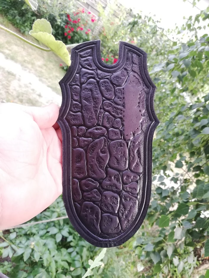 Sheath - My, Sheath, Embossing on leather, Handmade, Leather, Natural leather, Tik tok, Video, Longpost, Needlework with process