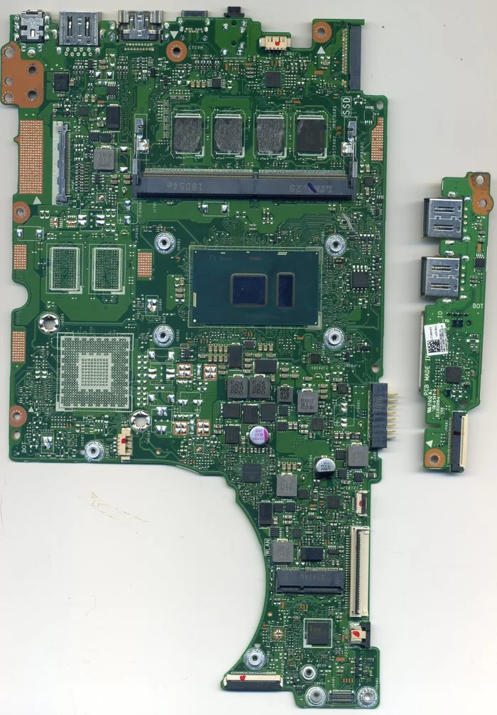 Asus UX310UV Rev 2.0 UMA - high resolution motherboard photos - Asus, Motherboard, Longpost