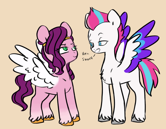 Pipp is short My Little Pony, Zipp Storm, Pipp Petals, Doodle-mark