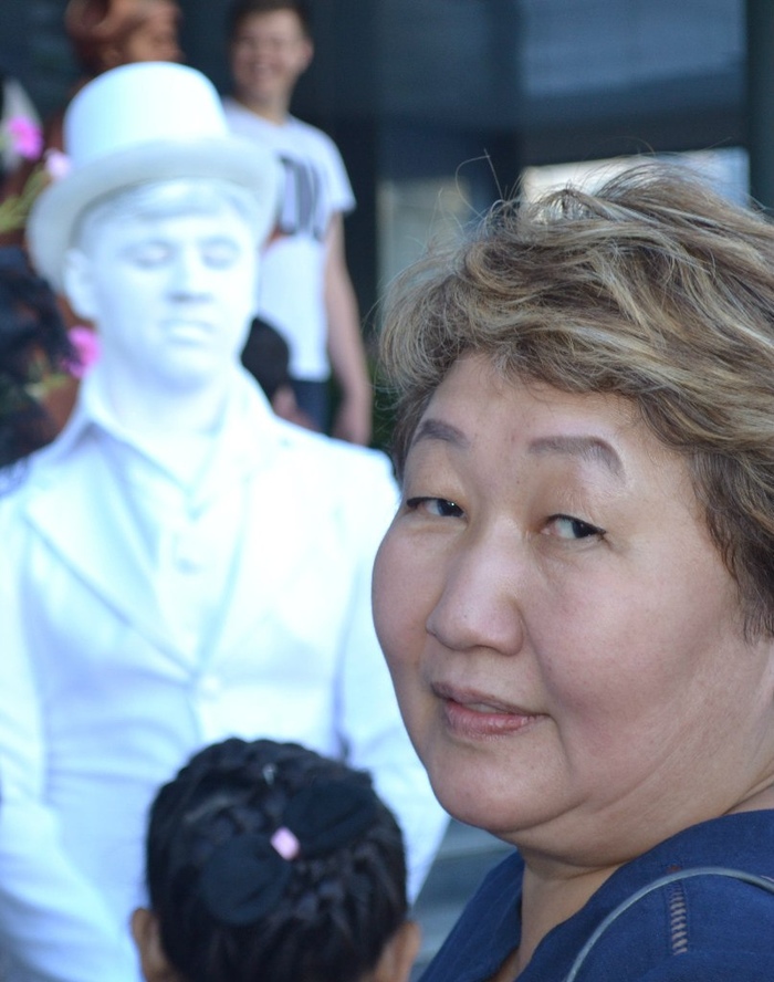 Моя любимая фотография из живых статуй!