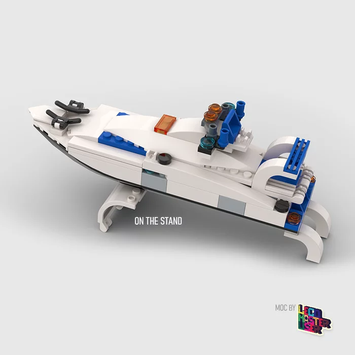 Alternative Lego assembly. How do you think it will go? - My, Moc, Lego, Lego city, Assembly, Alternative version, Constructor, Design, Ideas, , Toys, Creative, Homemade, Creation, With your own hands, Hobby, Entertainment, Boat, Police, Games