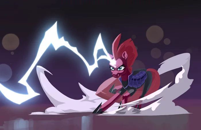 Attacks - My little pony, Tempest shadow, Nadnerbd