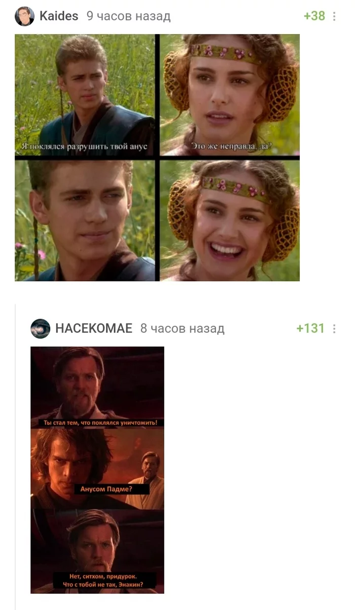 So that's what really happened on Mustafar? - Screenshot, Star Wars, Anakin and Padme at a picnic, Comments on Peekaboo