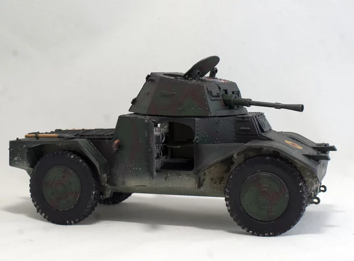 Panhard 178 - My, Modeling, France, Armored car, 1:35, Longpost
