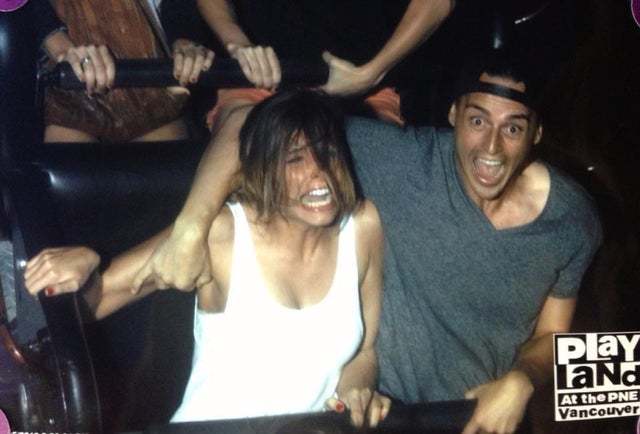 2 types of people on a rollercoaster: - The photo, Attraction, Roller coaster