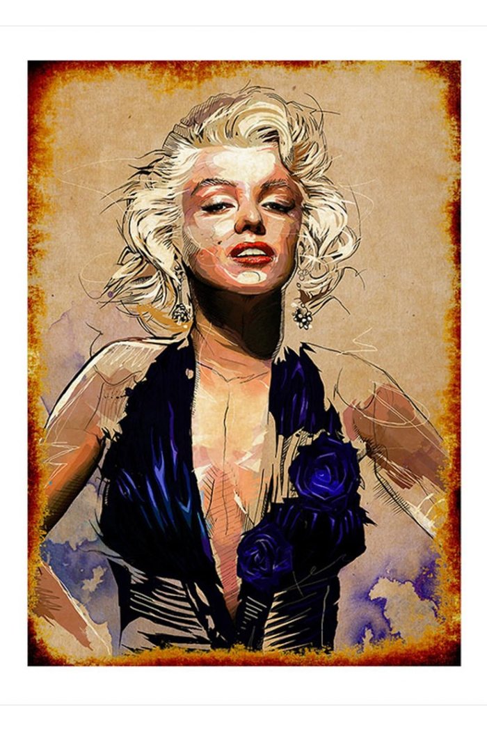 Мэрилин Монро на артах (XVIII) Цикл "Великолепная Мэрилин" 527 выпуск