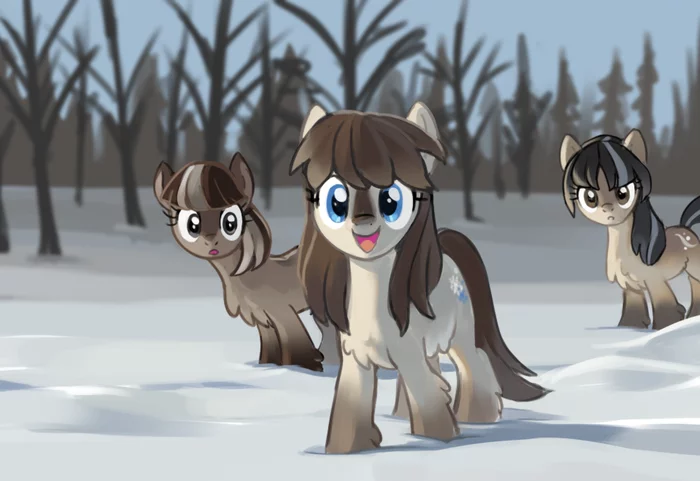 Snow - My little pony, Original character, Ponification, Yakut horse