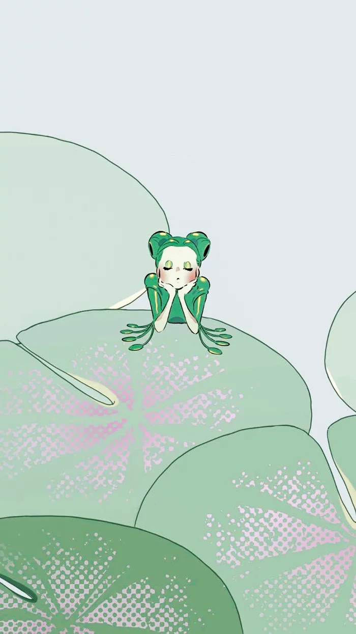 'Frog' - Art, Anime, Anime art, Longpost