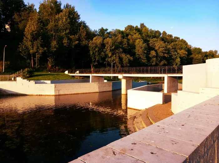 Vitebsk.Morning.Vitba River.Bridge - My, Morning, The photo, Republic of Belarus, Vitebsk, River, Bridge