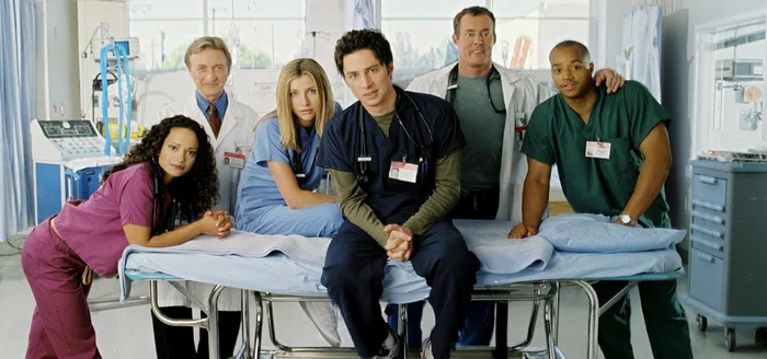 A little bit of nostalgia 54: behind the scenes of the series Clinic - TV series clinic, Zach Braff, Donald Faison, Sarah Chock, John Christopher McGinley, Sam Lloyd, Actors and actresses, Behind the scenes, , Photos from filming, Serials, Video, Longpost