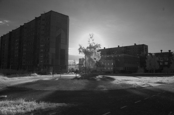 Безвременье - 3 (городское) Инфракрасная съемка, Архангельск, Фотография, Город, Длиннопост