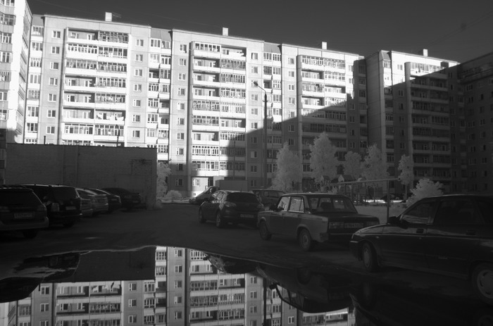 Безвременье - 3 (городское) Инфракрасная съемка, Архангельск, Фотография, Город, Длиннопост
