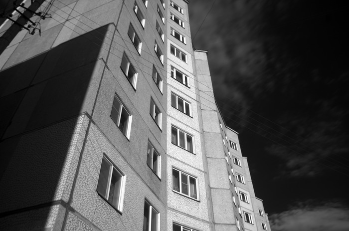 Безвременье - 3 (городское) Инфракрасная съемка, Архангельск, Фотография, Город, Длиннопост