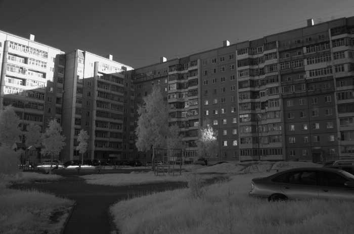 Безвременье - 3 (городское) Инфракрасная съемка, Архангельск, Фотография, Город, Длиннопост