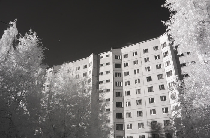 Безвременье - 3 (городское) Инфракрасная съемка, Архангельск, Фотография, Город, Длиннопост