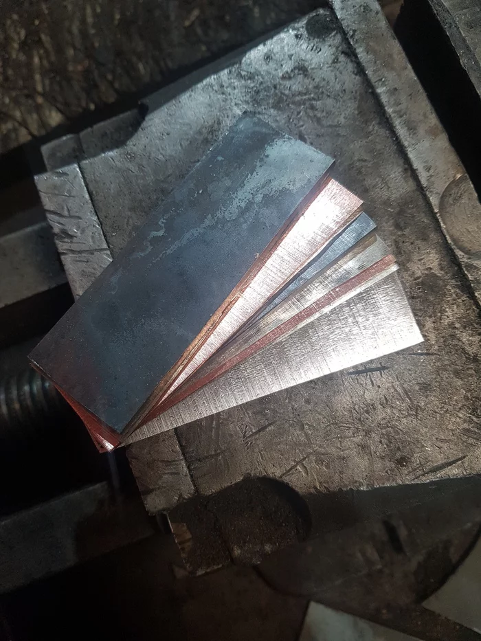 Laminate copper nickel h12mf - My, Forging, Laminate, Needlework with process, Longpost
