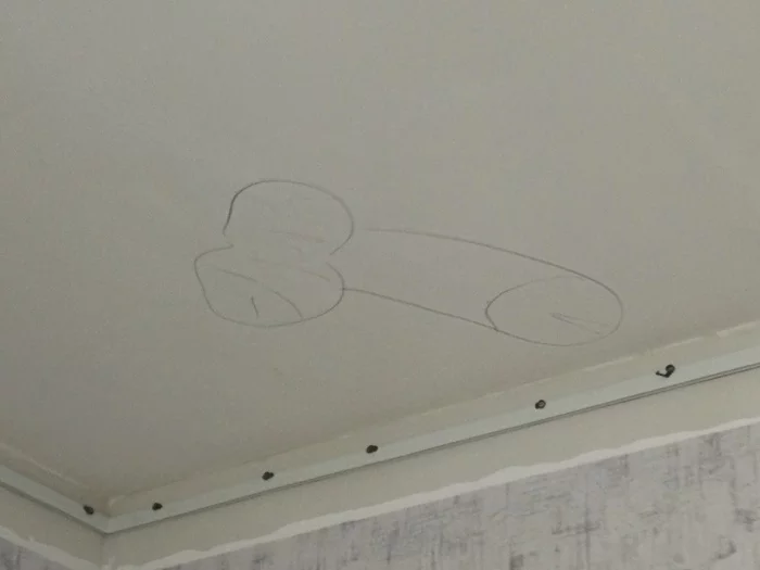 How installers of stretch ceilings scoff - My, Mockery, Stretch ceiling, Kazakhstan