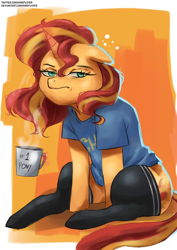 Wake up and sing - My little pony, Sunset shimmer