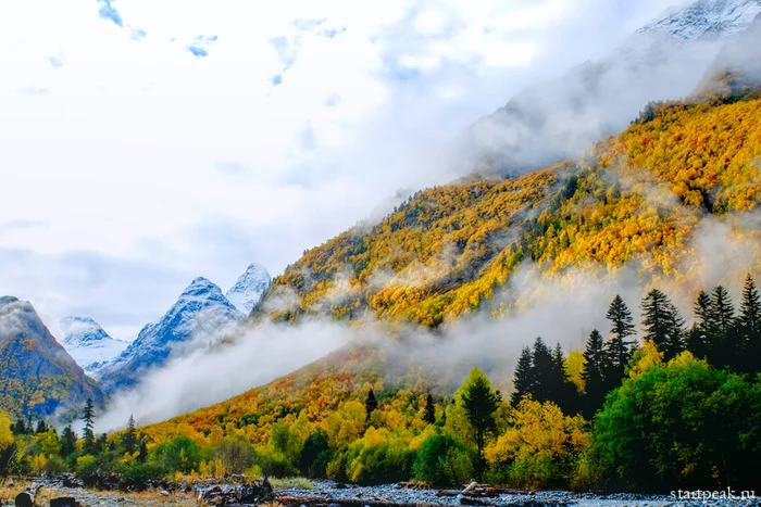 Golden autumn in the mountains. Sadness and magic - Arkhyz, North Caucasus, Hiking, Tracking, Hike, Tourism, Travel across Russia, Longpost