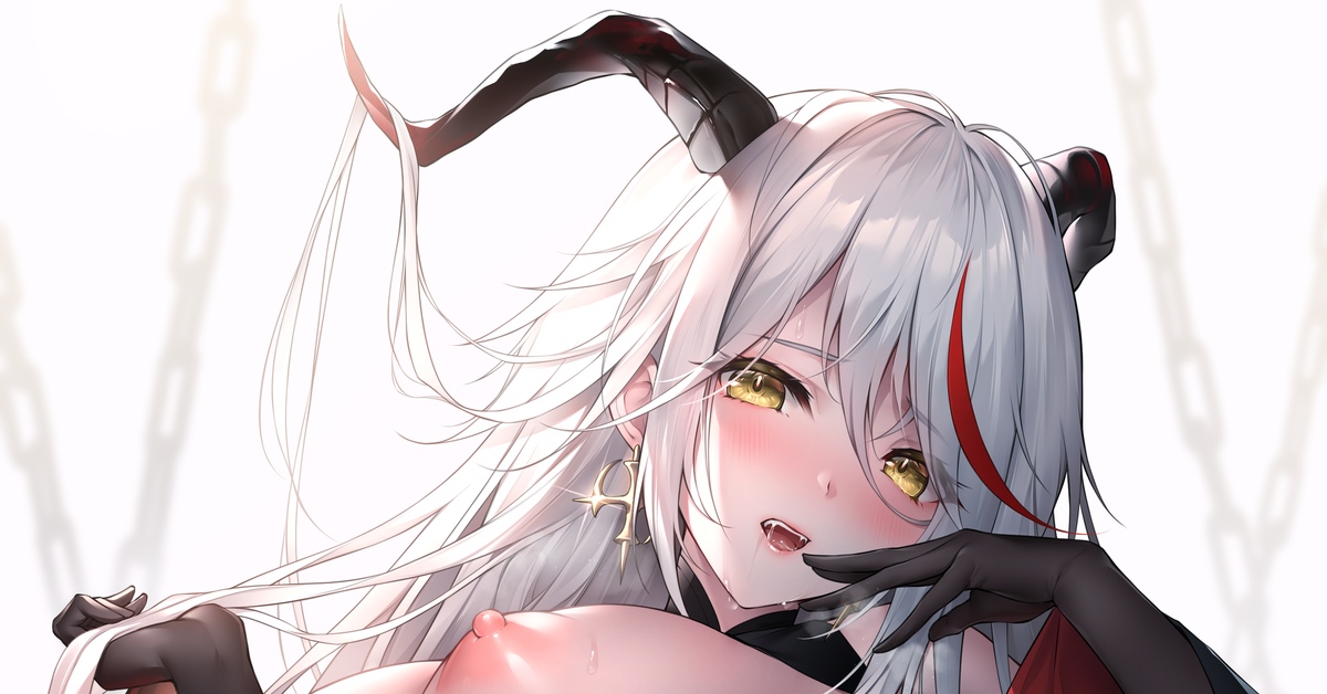 Reply to Aegir post - NSFW, Anime, Anime art, Azur lane, Aegir, Breast, Erotic, Hand-drawn erotica, Art, Reply to post, Longpost