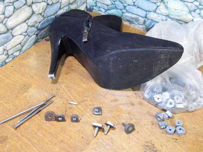 Metal heels: hardened steel for those who have heels fly! - My, Shoe repair, Shoes, Longpost