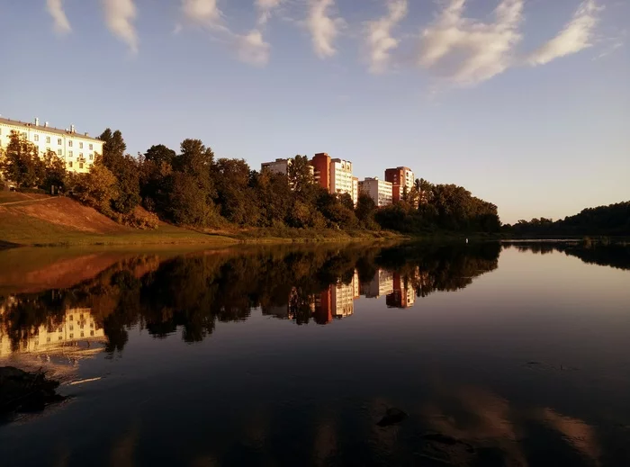 Vitebsk. Western Dvina - My, The photo, Republic of Belarus, Vitebsk, Morning, Western Dvina, River