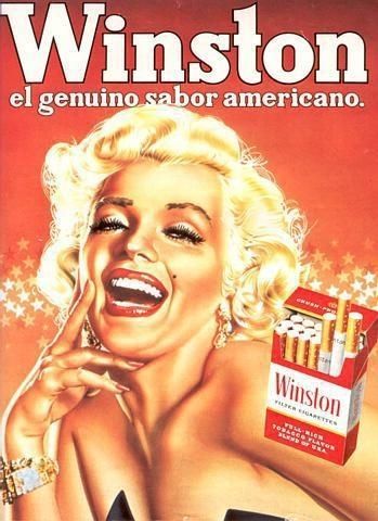 Marilyn Monroe in advertising (III) The series Magnificent Marilyn 530 series - Cycle, Gorgeous, Marilyn Monroe, Actors and actresses, Celebrities, Blonde, Advertising, Smoking, , Cigarettes