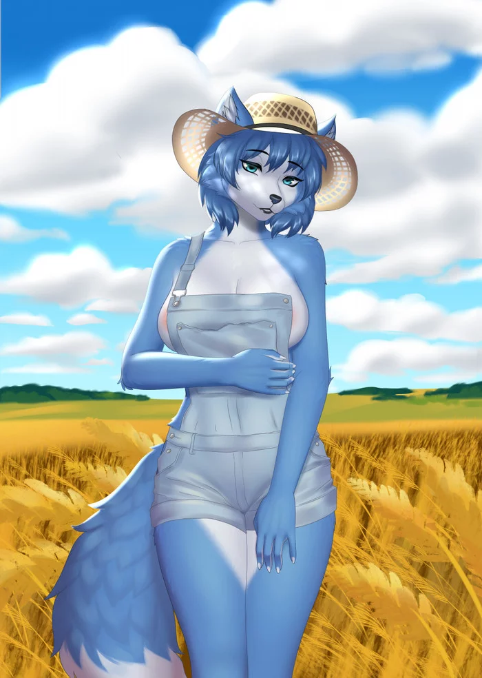 Krystal - NSFW, Furry, Anthro, Art, Furry edge, Furry fox, Krystal, Star fox, Pipyaka