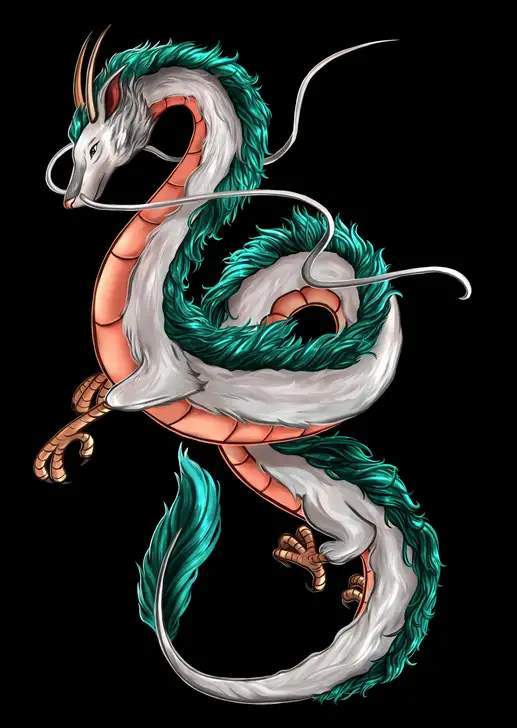 anime dragons - The Dragon, Anime, Longpost, Spirited Away, Haku, Art, A selection