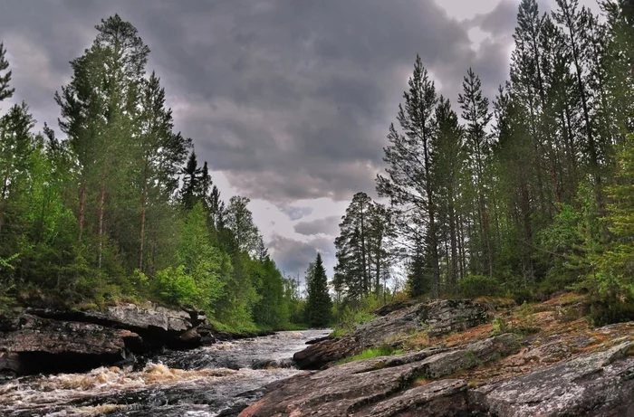 A little more about Northern Shuya - My, Water, The photo, Карелия, Water tourism, Boat trip, Nikon d90