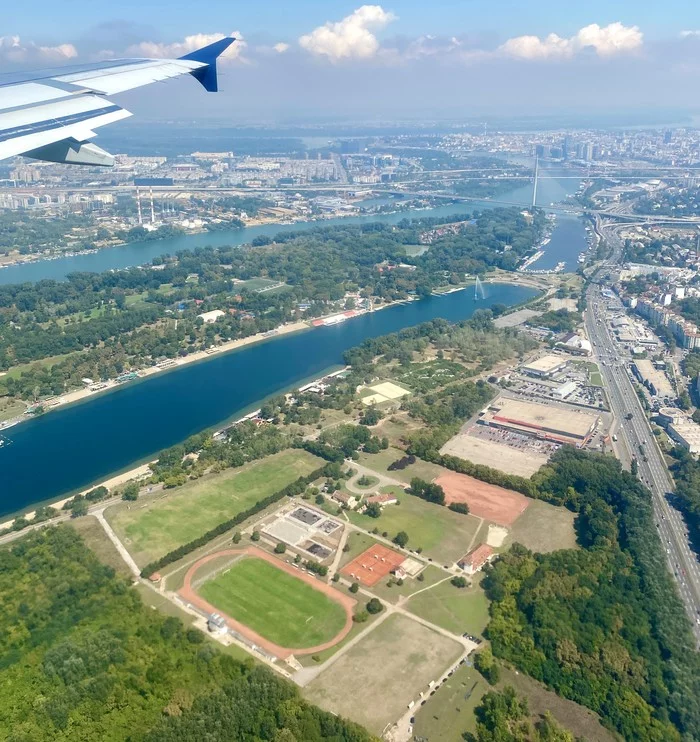 Flying over Belgrade - My, Serbia, Belgrade, Mobile photography