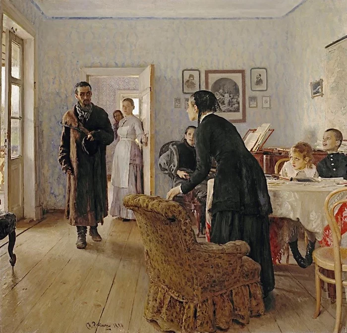 We didn't expect decoding of the picture - Ilya Repin, , The secret is revealed, Artist, Taras Shevchenko, Nekrasov, Alexander I, , Longpost, Тайны, Prisoners, , Painting, Painting, Did not wait, Text