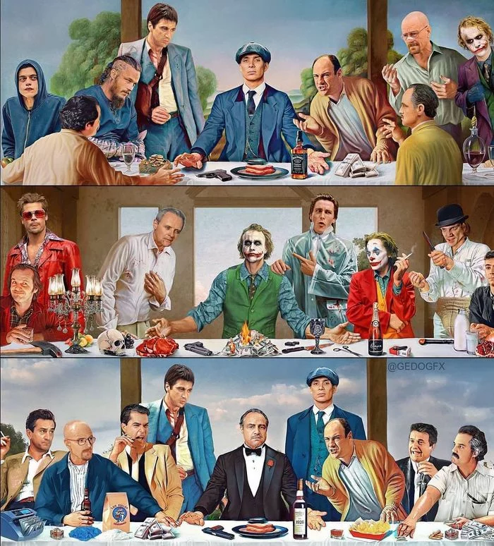 Gangsters - Gangsters, The last supper, Mafia, Criminals, Art