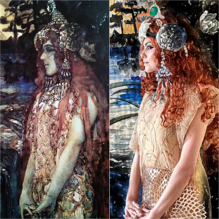 Vrubel in love from the first note - My, Art criticism, Cosplay, Art, Mikhail Vrubel, Artist, Dressing up, Creation, Fan art