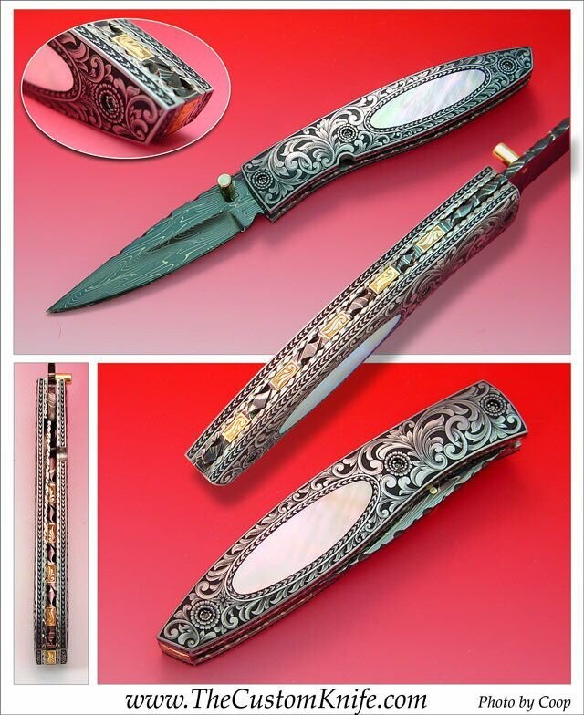 Knives as jewelry by master Vernie Reed - Knife, Art, Master, Decoration, Longpost