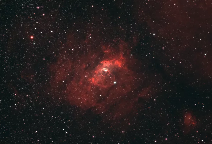 The Bubble Nebula in the constellation Cassiopeia - My, Nebula, Cassiopeia, Astrophoto