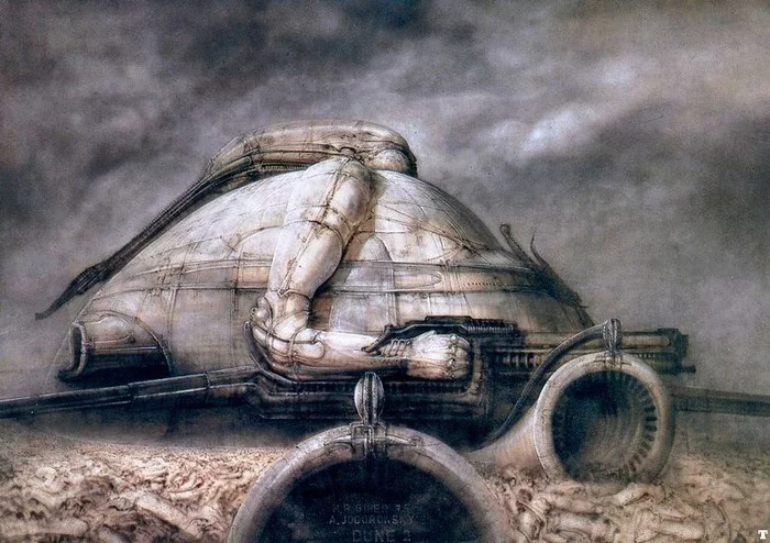 Paintings by Hans Rudi Giger in the films Prometheus and Alien: Covenant. Part 1 - My, Hans Giger, Stranger, Prometheus, Alien: Covenant, Ridley Scott, Artist, Cinema, Horror, , Informative, Dune, Art, Longpost