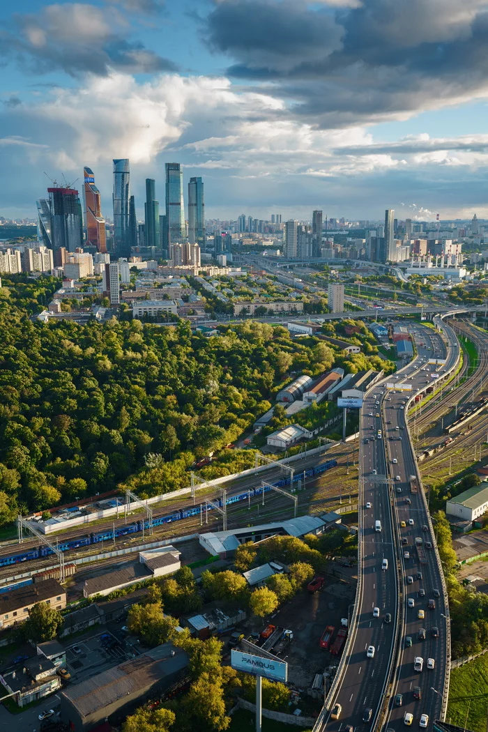 Third transport ring, Moscow - My, The photo, Photographer, Moscow, Moscow City, Ttk, Cemetery Vagankovsky