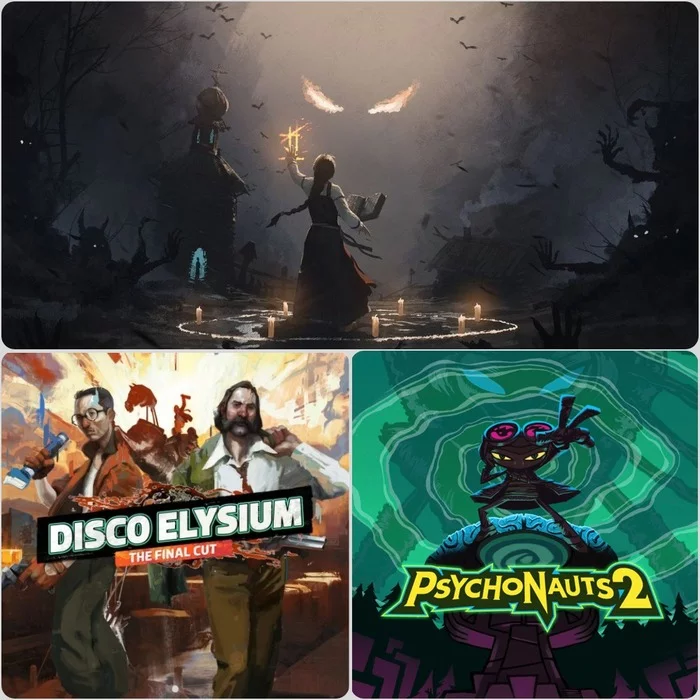 Draw Disco elysium, Psychonauts 2 and Black Book - My, Drawing, Steamgifts, Steam, Computer games