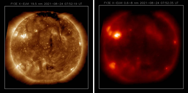 Chinese meteorological satellite Fengyun-3E transmitted high-precision images of the Sun to Earth - Space, The sun, China, Satellites