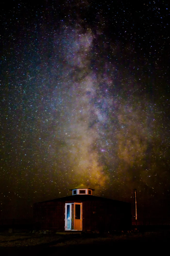 Night sky - My, Starry sky, Night, Nature, beauty of nature, Kalmykia