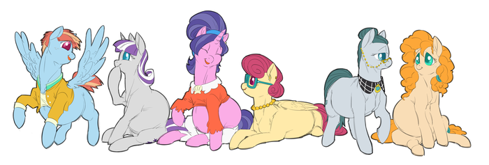  " ." My Little Pony, Ponyart, Twilight Velvet, Windy Whistles, Pear Butter, Cloudy Quartz, Cookie Crumbles