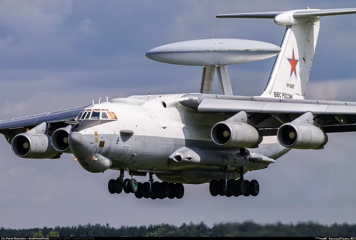 Russia for the first time sent its A-50 aircraft to intercept American B-2 Spirit strategic bombers - Vks, Military aviation, A-50, Longpost