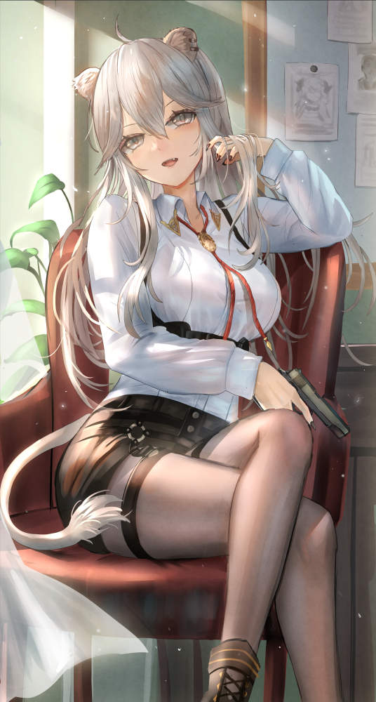 Botan , Anime Art, Hololive, Shishiro Botan, Animal Ears