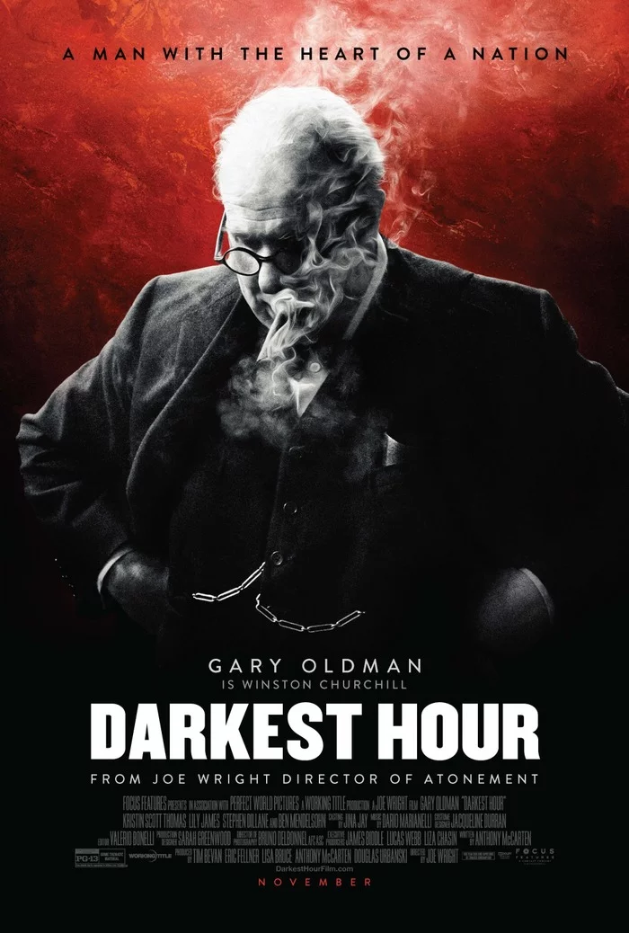 I advise you to watch the movie Darkest Hour. - My, Longpost, Movies, I advise you to look, Drama, Historical film, Biography, Gary Oldman, Winston Churchill, The Second World War, , Review, Biopic
