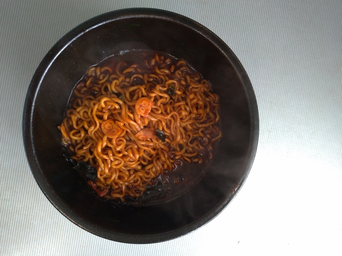 Nongshim. Chapaguri RAM-DON Рамён, Доширакология, Острое, Корейская кухня, Длиннопост