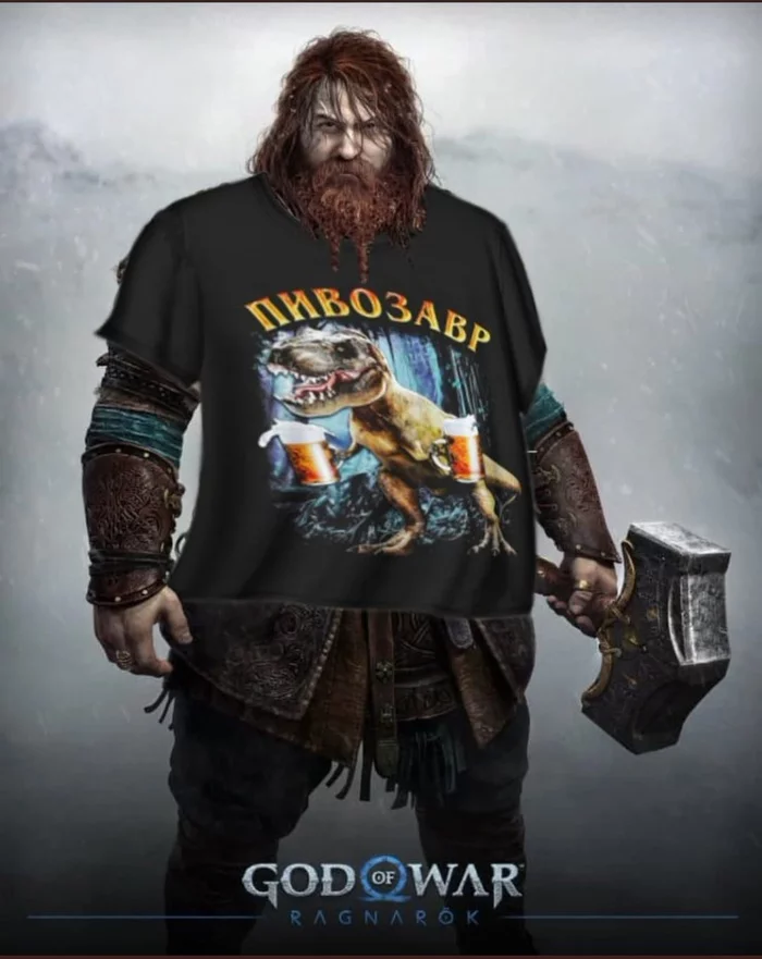 god of beer and thunder - Thor, God of war, Games, God of War 2: Ragnarok