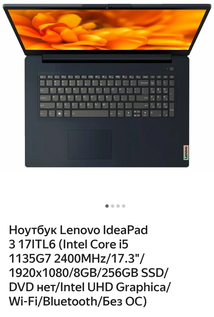 Прошу совета у знающих про Lenovo IdeaPad 3 17ITL6 - Lenovo, Без рейтинга, Помощь