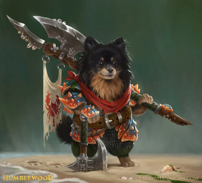 Warrior - Art, Dog, Drawing, Warrior, Animals, Anthro